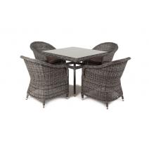  "Фредо" обеденная группа плетеная, цвет графит, фото 13 