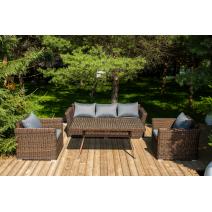  "Моккачино" обеденная группа из искусственного ротанга, цвет коричневый, фото 2 