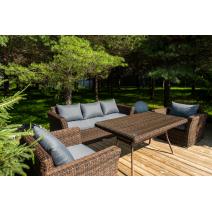  "Моккачино" обеденная группа из искусственного ротанга, цвет коричневый, фото 4 