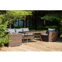  "Моккачино" обеденная группа из искусственного ротанга, цвет коричневый, фото 5 