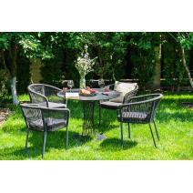  "Диего" обеденная группа на 4 персоны со стульями "Марсель", столешница "серый гранит", фото 1 