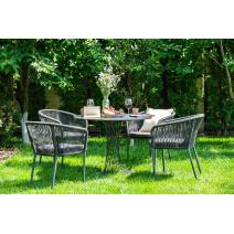  "Диего" обеденная группа на 4 персоны со стульями "Марсель", столешница "серый гранит", фото 5 