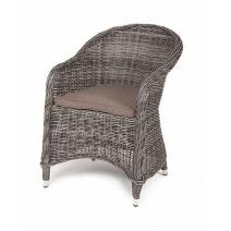  "Равенна" плетеное кресло из искусственного ротанга, цвет графит, фото 1 