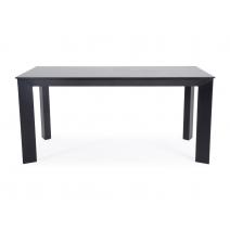  "Венето" обеденный стол из HPL 160х80см, цвет "серый гранит", каркас черный, фото 2 