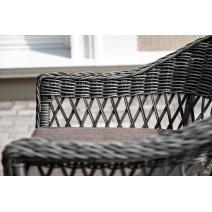  "Сицилия" обеденная группа плетеная, цвет графит, фото 7 