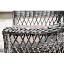  "Сицилия" обеденная группа плетеная, цвет графит, фото 8 