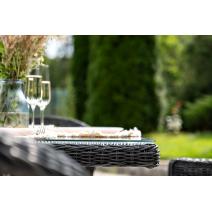  "Сицилия" обеденная группа плетеная, цвет графит, фото 10 