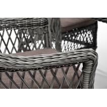  "Сицилия" обеденная группа плетеная, цвет графит, фото 16 