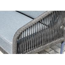  "Канны" лаунж-зона 5-местная плетеная из роупа (веревки), цвет темно-серый, фото 10 