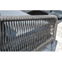  "Канны" лаунж-зона 5-местная плетеная из роупа (веревки), цвет темно-серый, фото 11 