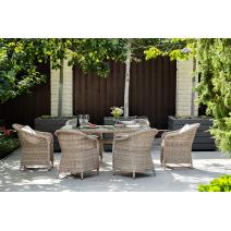  "Эспрессо" обеденная группа плетеная, цвет бежевый, фото 5 