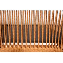  "Канны" кресло плетеное из роупа, каркас алюминий светло-серый (RAL7035) муар, роуп светло-серый круглый, ткань светло-серая, фото 10 