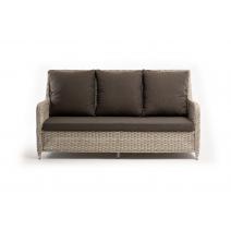  "Гляссе" диван трехместный из искусственного ротанга, цвет бежевый, фото 2 