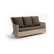  "Гляссе" диван трехместный из искусственного ротанга, цвет бежевый, фото 3 