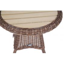  "Равенна" кофейный стол из искусственного ротанга, цвет коричневый, фото 2 