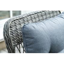  "Цесена" обеденная группа плетеная из искусственного ротанга, цвет графит, фото 7 