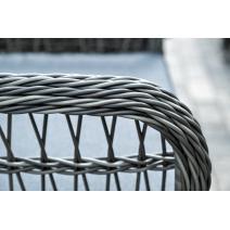  "Цесена" обеденная группа плетеная из искусственного ротанга, цвет графит, фото 10 