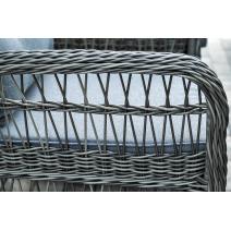  "Цесена" обеденная группа плетеная из искусственного ротанга, цвет графит, фото 11 