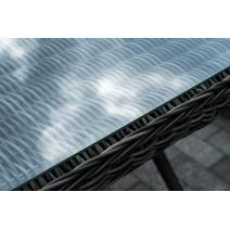  "Цесена" обеденная группа плетеная из искусственного ротанга, цвет графит, фото 12 