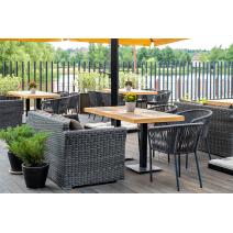  "Капучино" диван из искусственного ротанга двухместный, цвет графит, фото 4 