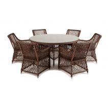  "Эспрессо–150 L" обеденная группа плетеная, цвет коричневый, фото 6 
