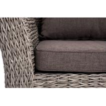  "Капучино" лаунж-зона из искусственного ротанга (гиацинт), цвет серый, фото 23 