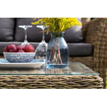  "Капучино" журнальный столик из искусственного ротанга (гиацинт), цвет соломенный, фото 9 