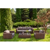  "Боно" лаунж-зона из искусственного ротанга, цвет коричневый, фото 1 