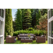  "Боно" лаунж-зона из искусственного ротанга, цвет коричневый, фото 4 