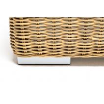  "Боно" журнальный столик из искусственного ротанга, цвет соломенный, фото 6 