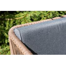  "Канны" лаунж-зона 4-местная из роупа со столиком "Канны" (серый гранит), основание дуб, роуп коричневый, фото 13 