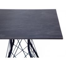  "Конте" интерьерный стол из HPL 63x63см, цвет "серый гранит", фото 3 