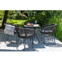  "Конте" интерьерный стол из HPL 63x63см, цвет "серый гранит", фото 4 