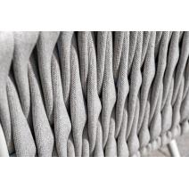  "Монако" лаунж-зона 4-местная из роупа со столом "Верона" (серый гранит), каркас светло-серый, роуп светло-серый, фото 16 