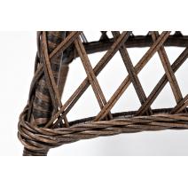  "Эспрессо" плетеный круглый стол, диаметр 80 см, цвет коричневый, фото 6 