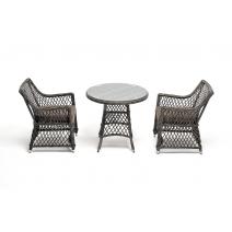  "Эспрессо–80 L" обеденная группа плетеная, цвет графит, фото 3 