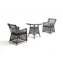  "Эспрессо–80 L" обеденная группа плетеная, цвет графит, фото 4 