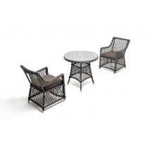  "Эспрессо–80 L" обеденная группа плетеная, цвет графит, фото 5 