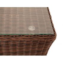  "Капучино" журнальный столик из искусственного ротанга, цвет коричневый, фото 4 