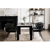  "Венето" обеденная группа на 4 персоны со стульями "Милан", каркас темно-серый, роуп темно-серый, фото 3 