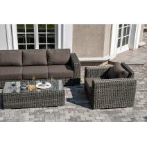  "Боно" лаунж-зона из искусственного ротанга, цвет графит, фото 8 