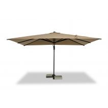  "Римини" зонт уличный 3х4м на боковой алюминиевой опоре, тент бежевый, фото 4 