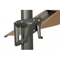  "Римини" зонт уличный 3х4м на боковой алюминиевой опоре, тент бежевый, фото 6 