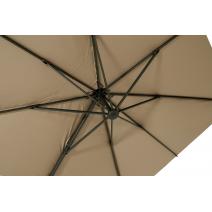  "Римини" зонт уличный 3х4м на боковой алюминиевой опоре, тент бежевый, фото 7 