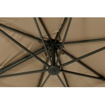  "Римини" зонт уличный 3х4м на боковой алюминиевой опоре, тент бежевый, фото 8 