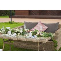  "Аффогато" обеденная группа из искусственного ротанга, цвет соломенный, фото 9 