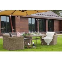  "Аффогато" обеденная группа из искусственного ротанга, цвет соломенный, фото 10 