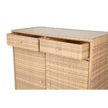  "Мальта" тумба плетеная из искусственного ротанга, цвет соломенный, фото 6 