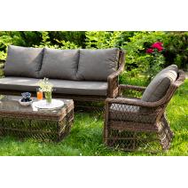  "Гранд Латте" лаунж-зона из искусственного ротанга, цвет коричневый, фото 6 