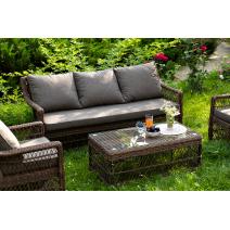  "Гранд Латте" лаунж-зона из искусственного ротанга, цвет коричневый, фото 7 